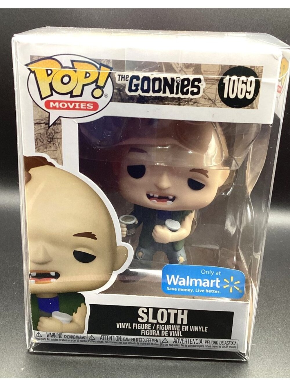 Funko POP Movies The Goonies Sloth Ice Cream #1069 Walmart Exclusive w Protector